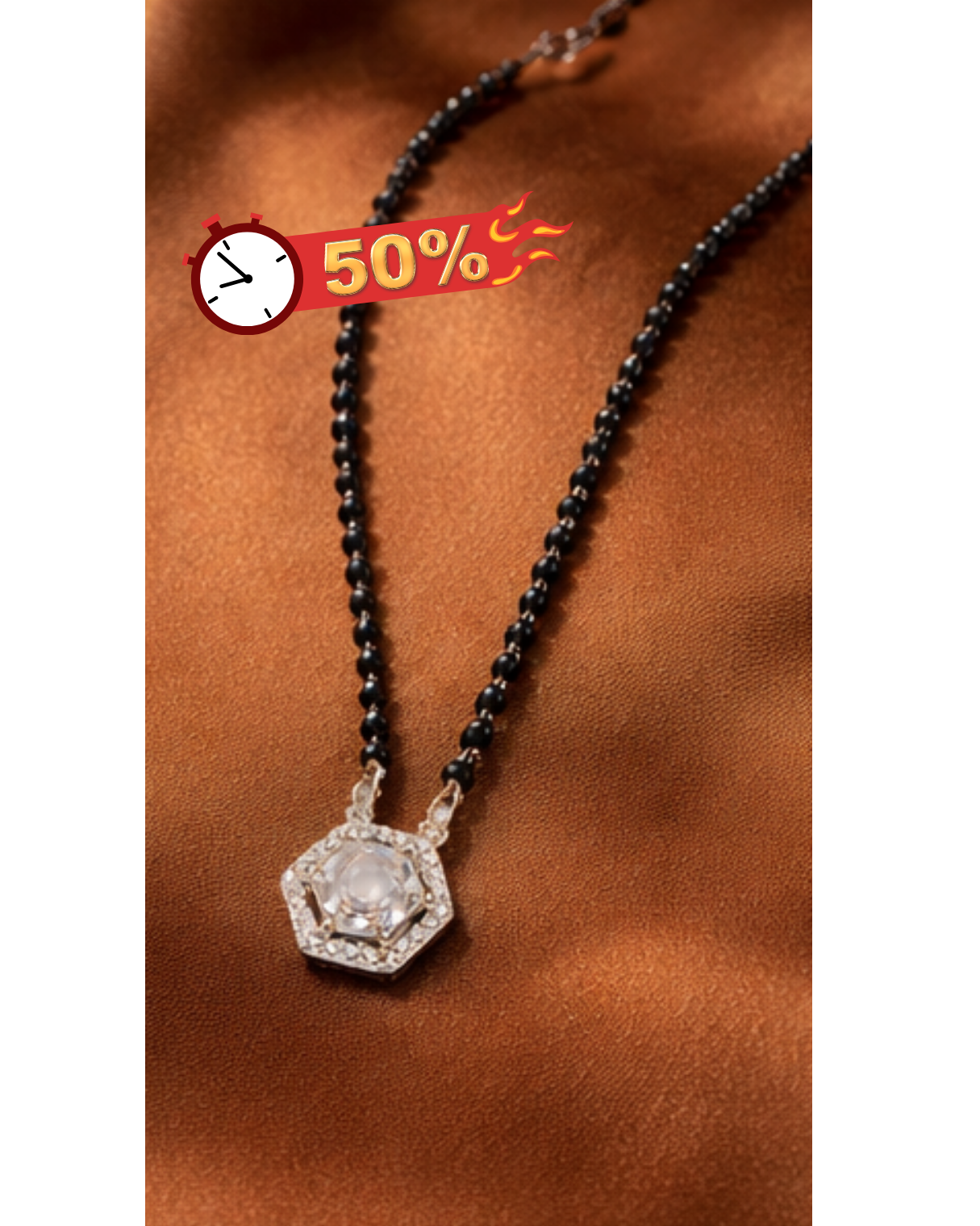 Designer 925 Silver Black Beads Necklace | Elegant Women Jewellery Gift Item